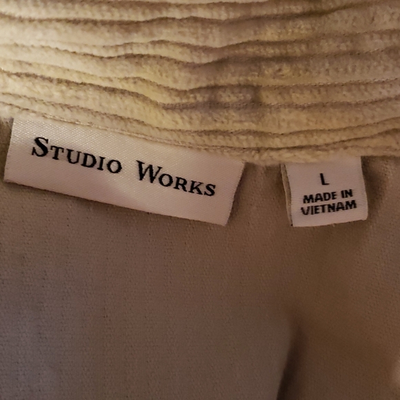 Studio Works Corduroy Jacket Size Large - Picture 5 of 5
